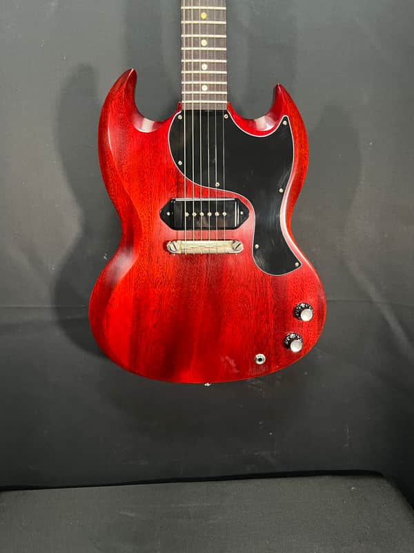 Gibson Custom Shop '63 SG Junior Reissue Lightning Bar 2020 - Present Cherry Red image 1