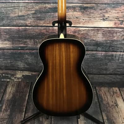 Gold Tone Left Handed PBB Acoustic Electric Bass with GoldTone Case image 5