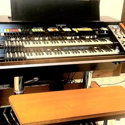 HAMMOND X-66 Organ in MINT, W/122 LESLIE w/Auto-Vari 64 drum machine all mint/w/video image 22