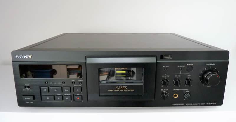Sony TC-KA6ES Cassette Deck with new belts image 1