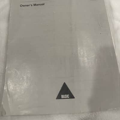 Roland D-50 Owners Manual 1980’s - Grey