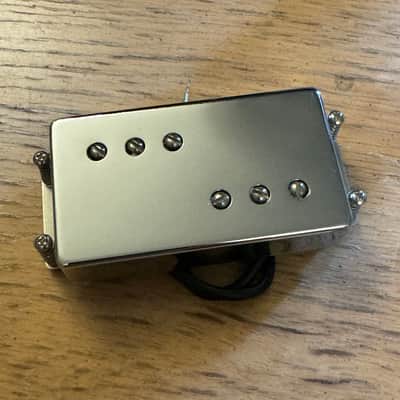 Fender Reissue Blank Chrome Wide Range Humbucker Bridge Neck Pickup 72 Telecaster Deluxe Tele Custom image 1