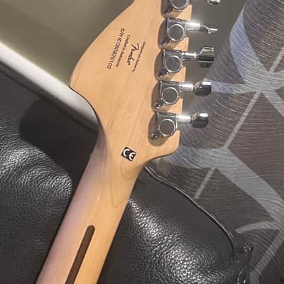 2008 Fender Squire Strat Black and Wrapped image 9