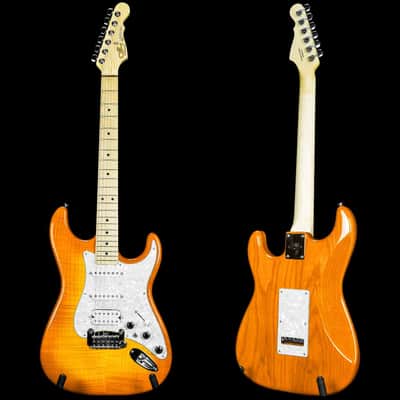 G&L USA Legacy HSS Electric Guitar - Honeyburst image 1