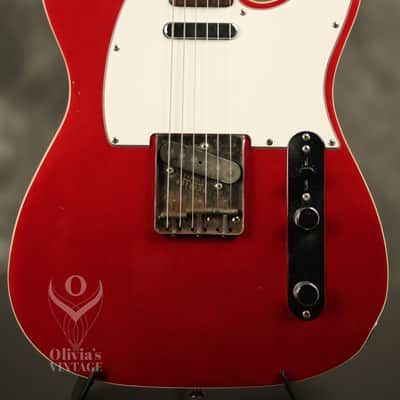 1985 Fender '62 reissue Custom Telecaster Double Bound Candy Apple Red MIJ Japan image 1