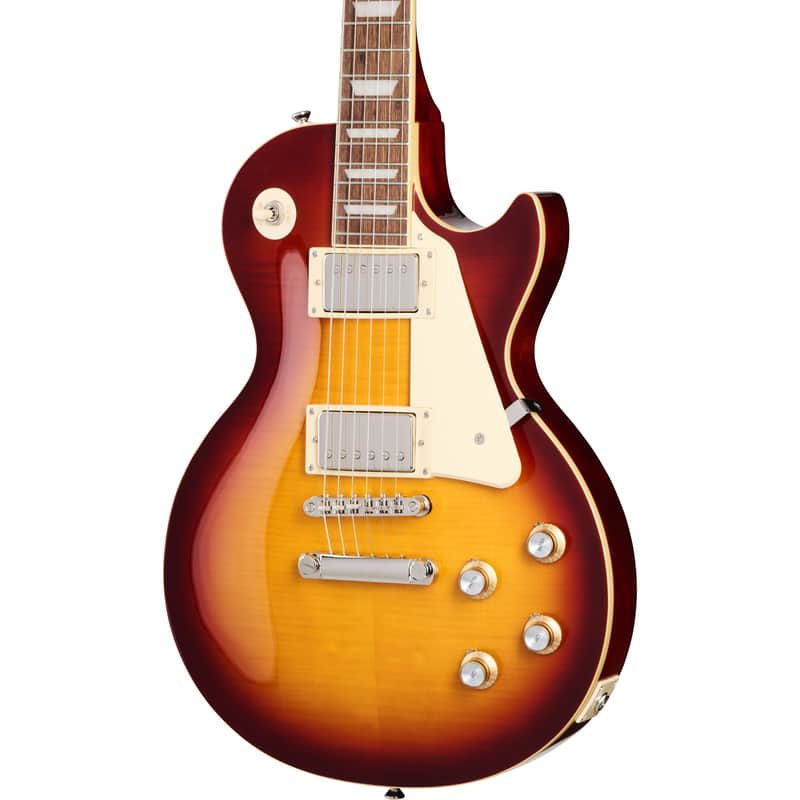 Epiphone Les Paul Standard 60s Figured Electric Guitar - Iced Tea Burst image 1