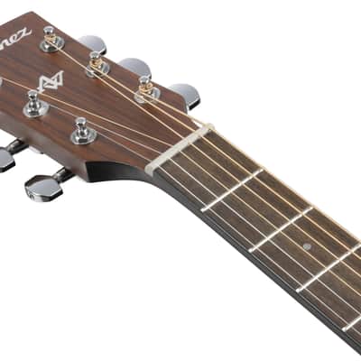 Ibanez AW54LCEOPN Artwood Thermo-Aged Okoume Left-Handed Open Pore Dreadnought with Cutaway 2019 - Natural image 5