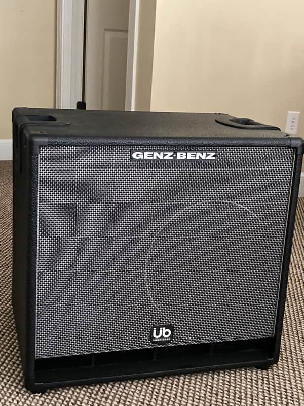 Genz Benz Uber Quad GB1288T-UQ 1x12 and 2x8 Bass Speaker Cabinet 2011 - Black/silver image 1