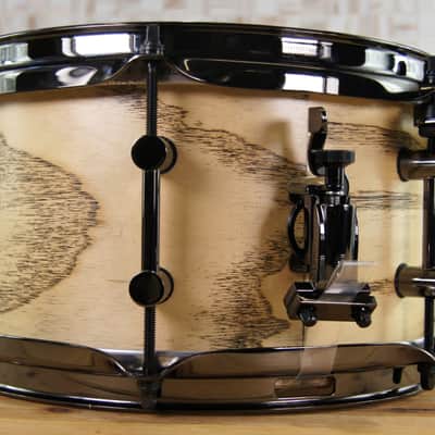 Click Custom Icon Snare Drum 5.5x10 Ash 8ply Desert Sand Satin Oil image 2