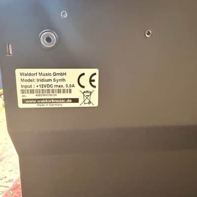 Waldorf Iridium Desktop Synthesizer 2020 - Present - Black image 12