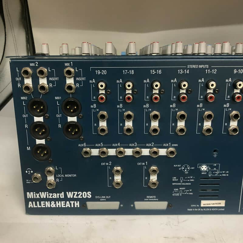 Allen & Heath WZ20S MixWizard Dual Stereo Mixer Mix Wizard - | Reverb