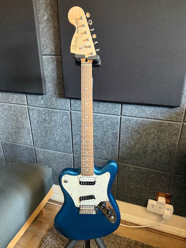 Squier Paranormal Super-Sonic 2020 - Ice Blue Metallic image 1