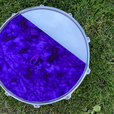 14" single layer Drum Bunny cloth drum cover - dampener - partial mute - compare to Drum Tortillas - Quesadilla - Big Fat Snare image 2