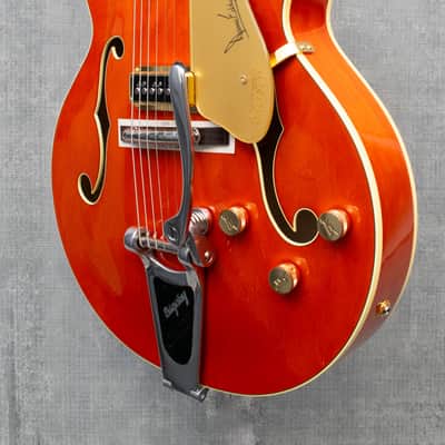 Gretsch G6120DE Duane Eddy Signature Hollow Body with Bigsby Desert Sunrise image 5