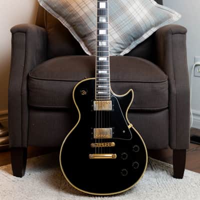 1980 Gibson Les Paul Custom with Maple Fretboard - Ebony image 3