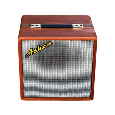 Ashen 112 Custom Guitar Speaker Cabinet Enclosure Redwood Striped (empty) image 2