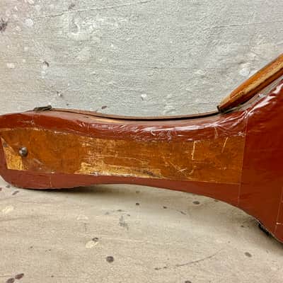 Vintage Gibson (Lifton) Les Paul 5 Latch Case Brown with Pink Interior 1950's image 11