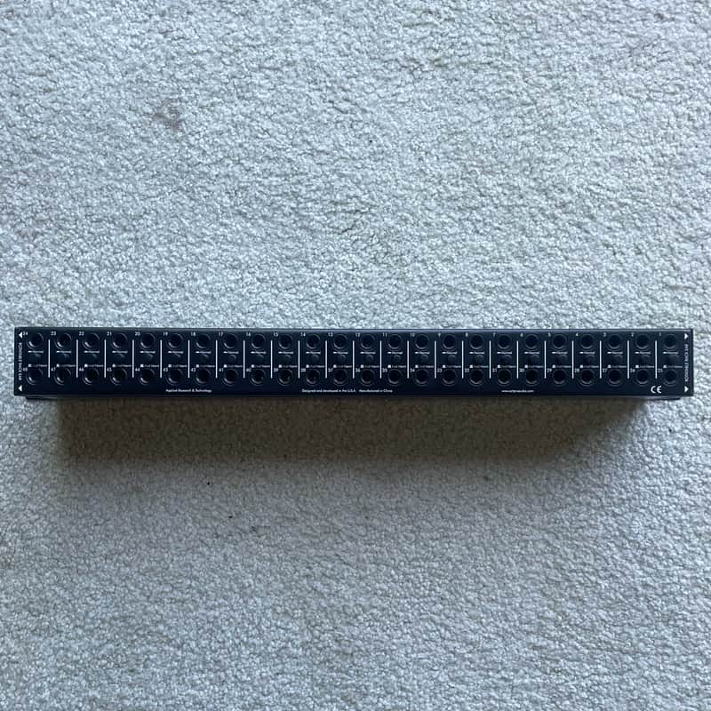 ART P48 Rackmount 48-Point Balanced TRS Patchbay
