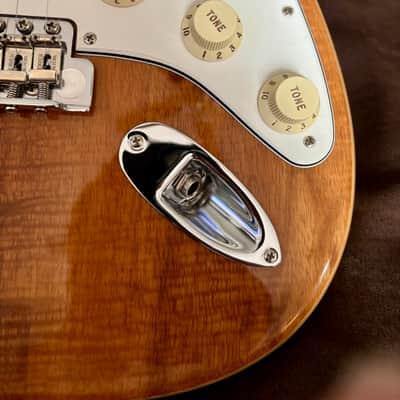 Fender Rarities Series Flame Koa Top American Original '50s Stratocaster with Maple Fretboard 2019 - Natural image 4