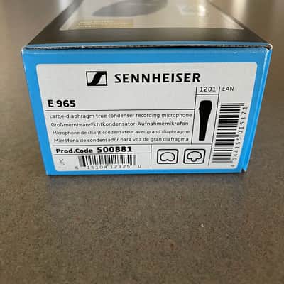 Sennheiser e965 Supercardioid/Cardioid Handheld Condenser Microphone – Mint w/ Box & Pouch image 3