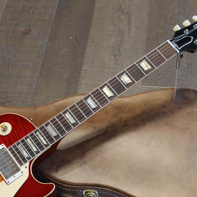 Minty! 2021 Gibson Custom Shop Historic '59 Les Paul Standard Reissue Electric Guitar Heritage Cherry VOS + COA OHSC image 7