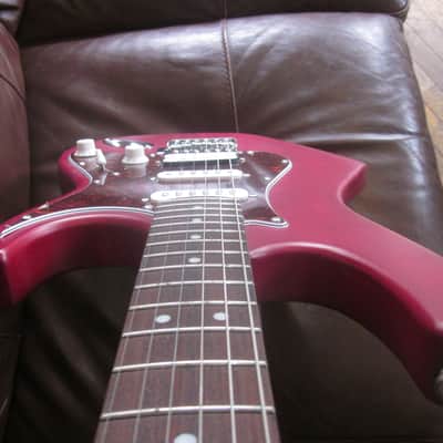 Cort G Series G110 Double Cutaway HSS Electric Guitar G110OPBC-U - Open Bore Black Cherry image 7