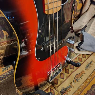 Homemade  Precision Bass with Jazz bass neck image 3