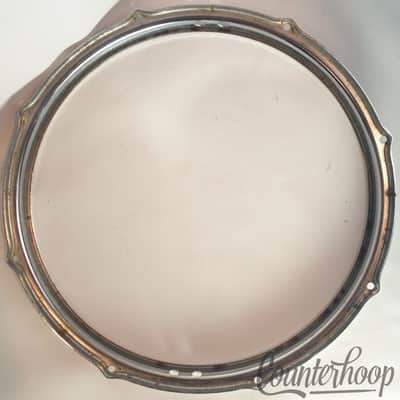 *Sonor 14" Snare Drum Resonant Rim/Hoop 8-Lug Chrome Teardrop Stick-Saver 60s* image 2