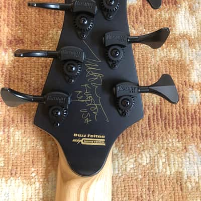 MTD 635-24 6 string bass guitar Amazing Condition Tobias Ebony Maple image 9