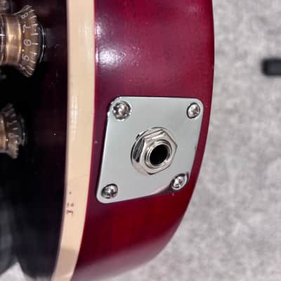 2019 Gibson Les Paul Traditonal Pro V Relic Satin Wine Red image 14