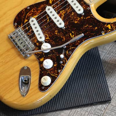 1973 Fender Stratocaster Electric Guitar Natural + OHSC image 7