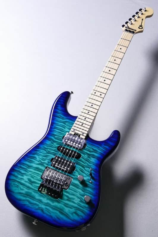 Charvel MJ San Dimas® Style 1 HSH FR M QM【Caribbean Burst】【Made