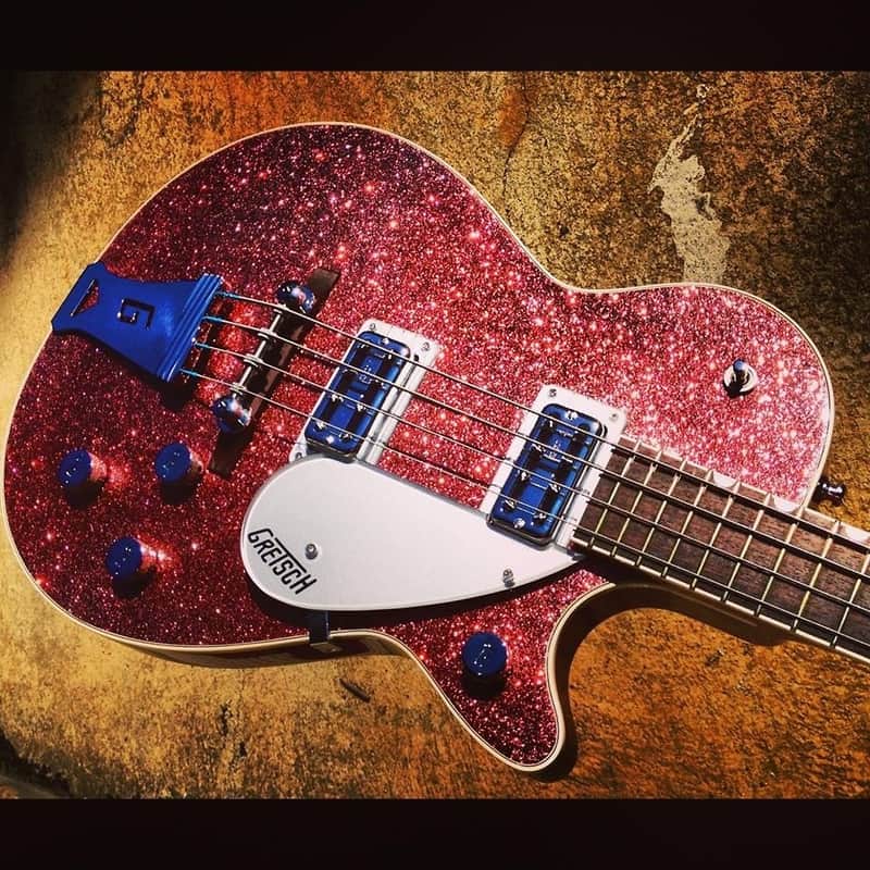 Gretsch Custom G6128B Thunder Jet bass Champagne Sparkle! Exquisite! image 1