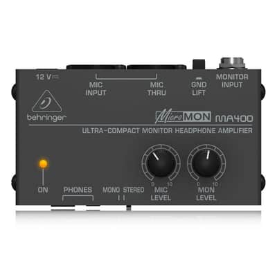 Behringer MA400 MICROMON Ultra-Compact Monitor Headphone Amplifier image 1