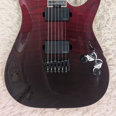 Mint Schecter 1370 C-1 SLS Elite Electric Guitar w/Fishman Fluence, Blood Burst image 3