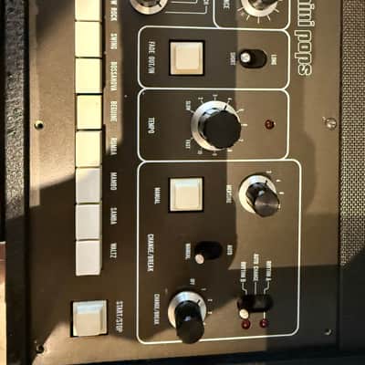 Korg Minipops SR-120 Analog Drum Machine 1970s - Black image 4