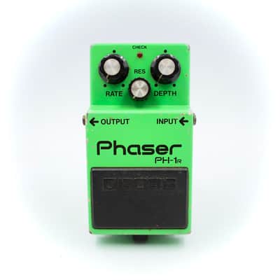 Boss PH-1R Phaser Made in Japan 1983 Black Label ACA Vintage Guitar Effect Pedal 377200 image 2