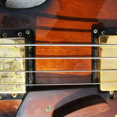 Apollo Violin Bass Guitar, Early 70's, Japan, Matsumoku Factory, Scroll Headstock image 5