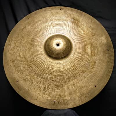 Zildjian Avedis 22" Vintage Block Stamp Hollow Logo 1954/1957 Sizzle Thin Light Jazz Crash Ride - 2570 grams image 2