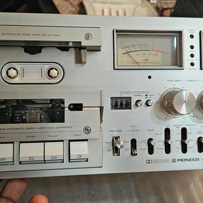 Pioneer stereo cassette tape deck CT-F1000 - Silver face image 8