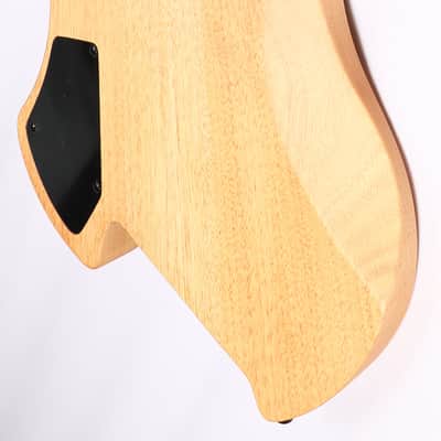 Agile 10 String Fan Fret Headless Electric Guitar CHIRAL PARALLAX 102528 EB CEP SS SATIN GREEN / BL image 5