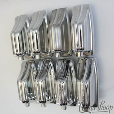 *Rogers 8x Beavertail Tom/Snare Drum Lugs Chrome Powertone Fullerton Vintage 60s image 3