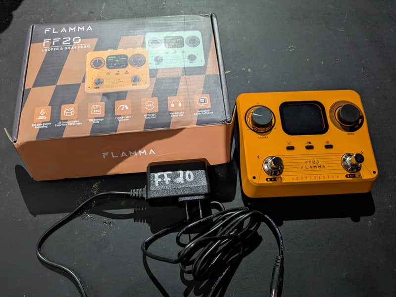 Flamma FF20 Looper Pedal Drum Machine 2025 - ORANGE image 1