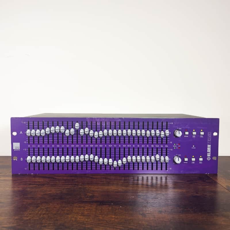 2010s Klark Teknik SQ1G Dual 30-Band Graphic Equalizer Standard