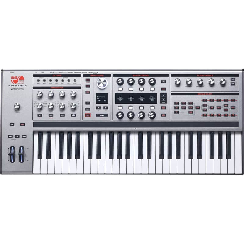 ASM Hydrasynth Keyboard Silver Edition Polyphonic Synthesizer image 1