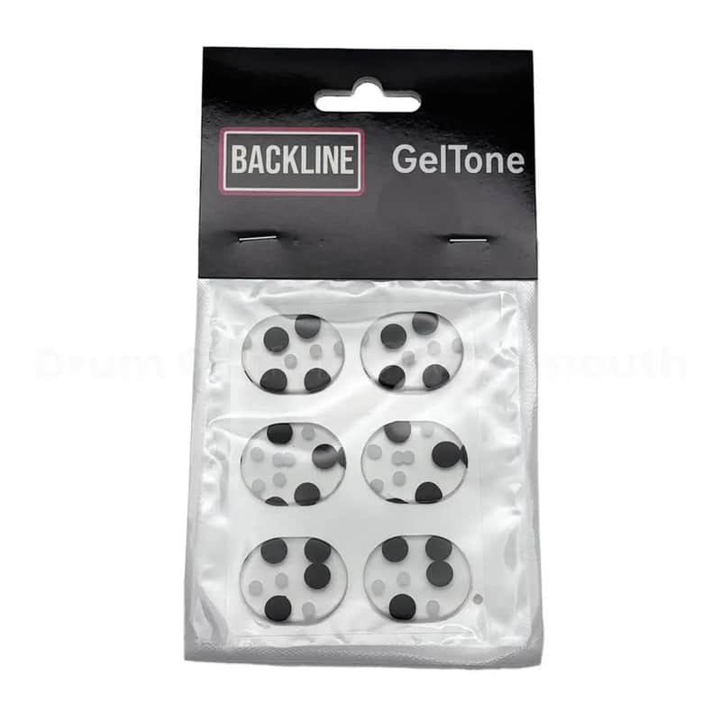 Backline Geltone Drum Dampener, Oval EQ 6pack Black & White image 1