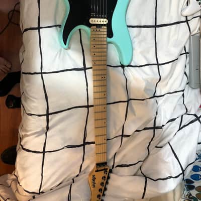 Schecter 1280 Sun Valley Super Shredder FR w/ Floyd Rose Tremolo Sea Foam Green image 2