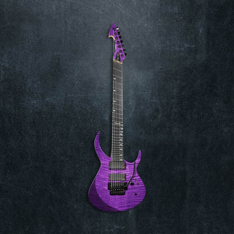 Ormsby [PRE-ORDER] RC-ONE GTR 7 string 2020 Purple over Flame Maple image 1