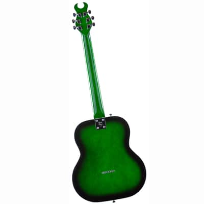 Burns Steer BL-1000-GRS04 Green Burst Electric Guitar image 2