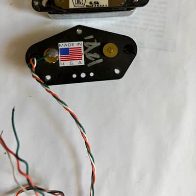 Lace Tele Plus 2 Pack - TN-100 Neck and T-150 H/O Bridge Pickups 2010s - Black/Chrome image 2